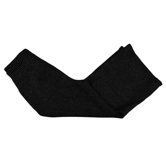 NEW Cider Women's Wide Leg‎ Pants Black W/ Metallic Striping Medium Cropped NWT - Picture 11 of 13